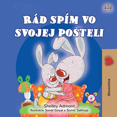 I-Love-to-Sleep-in-My-Own-Bed-Shelley-Admont-Slovak-Book-for-Kids-cover
