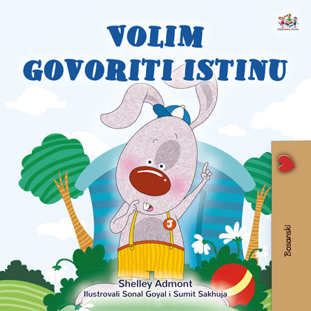 I-Love-to-Tell-the-Truth-Shelley-Admont-Bosnian-children-book-cover