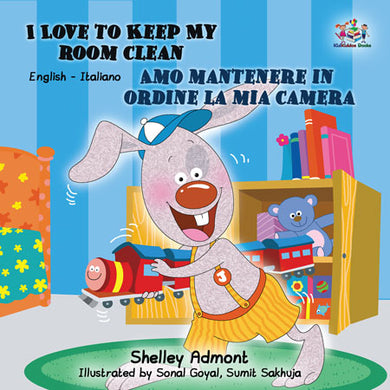 English-Italian-Bilingual-Bedtime-Story-for-kids-I-Love-to-Keep-My-Room-Clean-cover