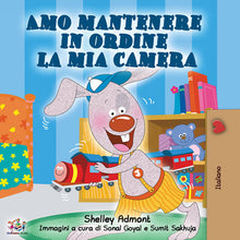 Italian-Bedtime-Story-for-kids-about-bunnies-I-Love-to-Keep-My-Room-Clean-cover