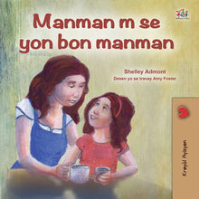 Book cover with illustration of a woman and child holding hands, text in French, and logo on top right corner.