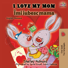 Bilingual-English-Romanian-childrens-book-I-Love-My-Mom-by-KidKiddos-cover