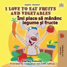 English-Romanian-Bilingual-kids-books-I-Love-to-Eat-Fruits-and-Vegetables-KidKiddos-Shelley-Admont-cover