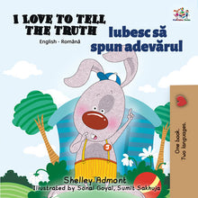 English-Romanian-Bilingual-children's-picture-book-I-Love-to-Tell-the-Truth-Shelley-Admont-cover