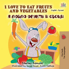 English-Russian-Bilingual-kids-bedtime-story-I-Love-to-Eat-Fruits-and-Vegetables-Shelley-Admont-cover