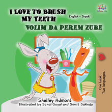 Serbian-L-Bil-language-childrens-bedtime-story-I-Love-to-Brush-My-Teeth-Shelley-Admont-cover