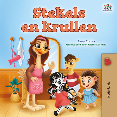 Spikes-and-Curls-Rayne-Coshav-Dutch-children-book-cover
