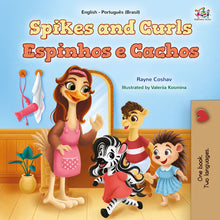 Spikes-and-Curls-Rayne-Coshav-English-Portuguese-Brazil-children-book-cover