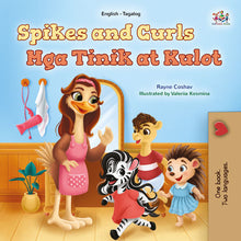 Spikes-and-Curls-Rayne-Coshav-English-Tagalog-children-book-cover