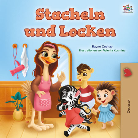 Spikes-and-Curls-Rayne-Coshav-German-children-book-cover