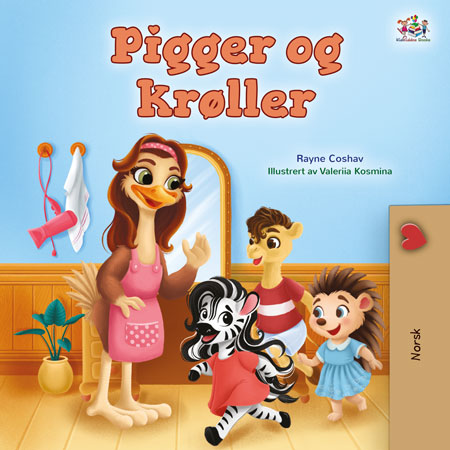 Spikes-and-Curls-Rayne-Coshav-Norwegian-children-book-cover