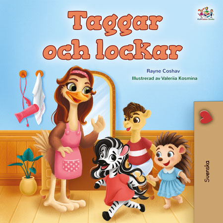 Spikes-and-Curls-Rayne-Coshav-Swedish-children-book-cover