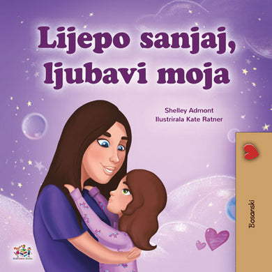 Sweet-Dreams-Shelley-Admont-Bosnian-children-book-cover