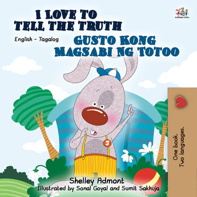 English-Tagalog-Bilingual-kids-bunnies-story-I-Love-to-Tell-the-Truth-Shelley-Admont-cover