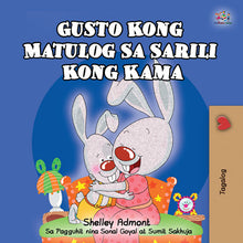 Tagalog-Filipino-language-kids-bunnies-bedtime-Story-I-Love-to-Sleep-in-My-Own-Bed-cover