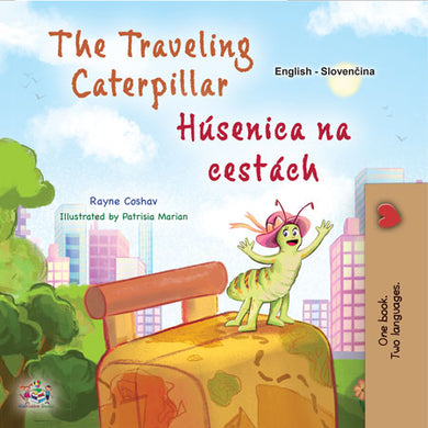 The-traveling-Caterpillar-Rayne-Coshav-English-Slovak-Childrens-book-cover