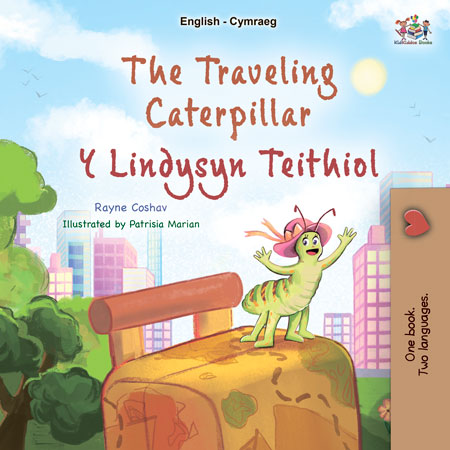 The-traveling-Caterpillar-Rayne-Coshav-English-Welsh-Childrens-book-cover