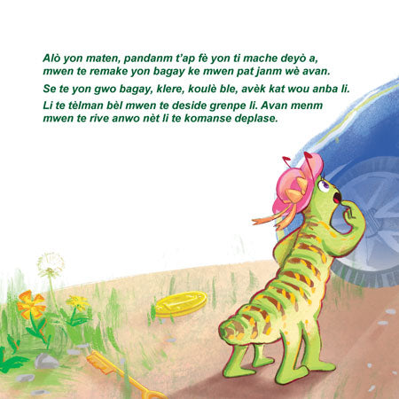 The traveling caterpillar (Haitian Creole Language Children's Story)