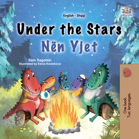 Under-the-Stars-Sam-Sagolski-English-Albanian-Childrens-book-cover