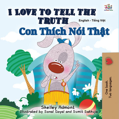 English-Vietnamese-Bilingual-kids-bunnies-story-I-Love-to-Tell-the-Truth-Shelley-Admont-cover