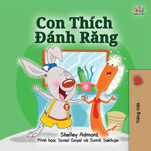 Vietnamese-Only-language-childrens-bedtime-story-I-Love-to-Brush-My-Teeth-Shelley-Admont-cover