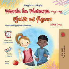 Words-in-Pictures-My-Day-English-Albanian-book-cover