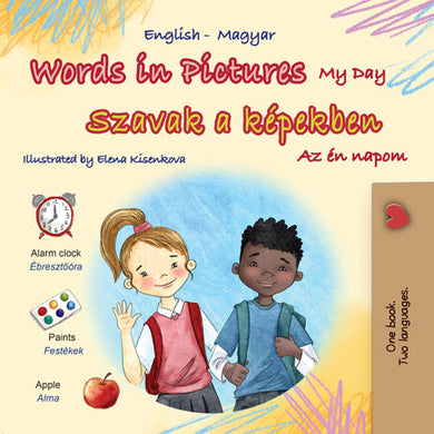 Words-in-Pictures-My-Day-English-Hungarian-book-cover