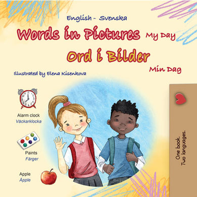 Words-in-Pictures-My-Day-English-Swedish-book-cover
