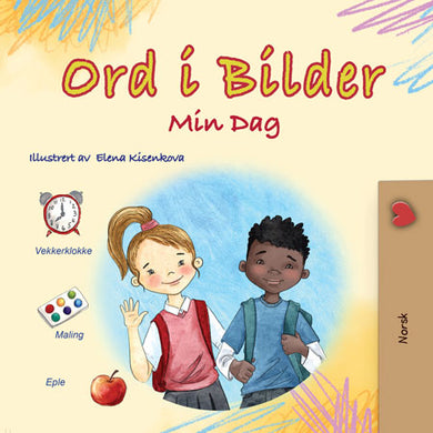 Words-in-Pictures-My-Day-Norwegian-book-cover