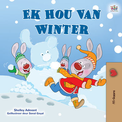 Afrikaans-book-children-weather-I-Love-Winter-Shelley-Admont-cover