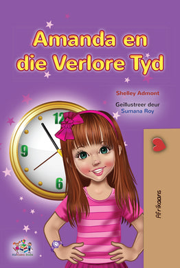 Afrikaans-kids-book-Amanda-and-the-lost-time-kids-book-cover