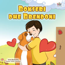 Albanian-language-children's-picture-book-KidKiddos-Boxer-and-Brandon-cover