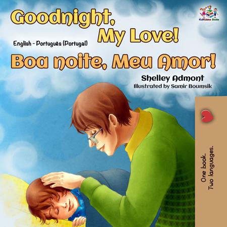 Bilingual-English-Portuguese-Portugal-children's-boys-book-Goodnight,-My-Love-cover