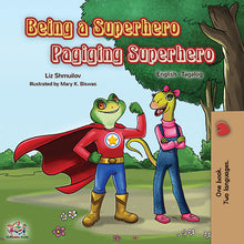 Bilingual-English-Tagalog-children_s-book-Being-a-superhero-cover
