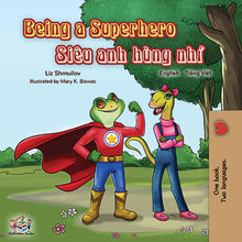 Vietnamese-English-bilingual-book-for-kids-Being-a-Superhero-cover