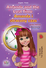 Bilingual-Polish-children-book-Amanda-and-the-lost-time-cover
