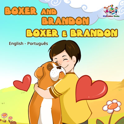 Boxer-and-Brandon-English-Portuguese-Bilingual-children's-dogs-bedtime-story-cover