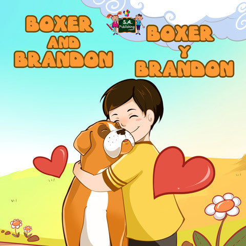 English-Spanish-Bilingual-children's-dogs-story-Boxer-and-Brandon-Nusinsky-cover