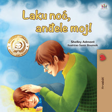 Croatian-language-children's-picture-book-Goodnight,-My-Love-cover