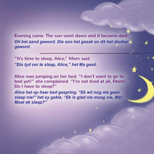     English-Afrikaans-Bilingual-childrens-bedtime-story-book-Sweet-Dreams-My-Love-KidKiddos-Page1