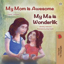 English-Afrikaans-bilingual-kids-picture-girls-book-My-Mom-is-Awesome-Shelley-Admont-cover