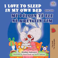 English-Albanian-Bilingual-Children's-bunnies-Story-I-Love-to-Sleep-in-My-Own-Bed-cover