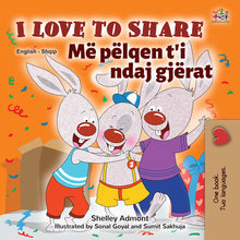 English-Albanian-Bilingual-childrens-book-I-Love-to-Share-Shelley-Admont-cover