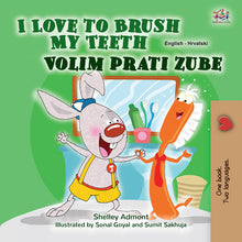 English-Croatian-Bilingual-bedtime-story-for-kids-I-Love-to-Brush-My-Teeth-Shelley-Admont-KidKiddos-cover