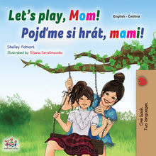 English-Czech-Bilingual-kids-book-lets-play-mom-cover