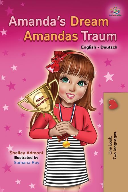 English-German-bilingual-childrens-book-Amandas-Dream-cover