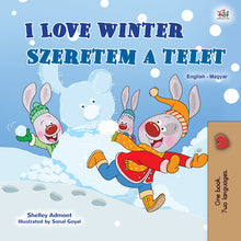 English-Hungarian-Bilingual-book-kids-seasons-I-Love-Winter-KidKiddos-cover