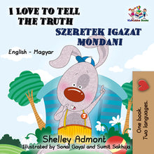 English-Hungarian-Bilingual-children's-bedtime-story-Shelley-Admont-I-Love-to-Tell-the-Truth-cover