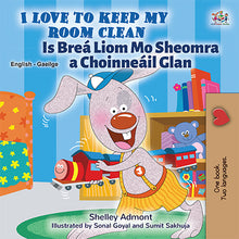 English-Irish-Bilingual-Bedtime-Story-for-kids-I-Love-to-Keep-My-Room-Clean-cover