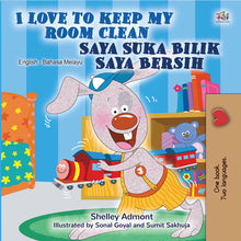 English-Malay-Bilingual-Bedtime-Story-for-kids-I-Love-to-Keep-My-Room-Clean-cover